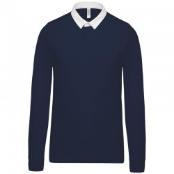 Polo Rugby navy / blanc
